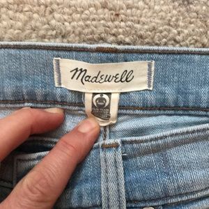 Madewell size 29 High Rise 9" Skinny